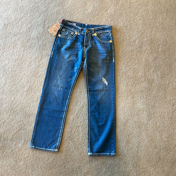 True Religion Denim Jeans - Super T Embroidery with Big Stitch - Men’s US 34 - Picture 2 of 11